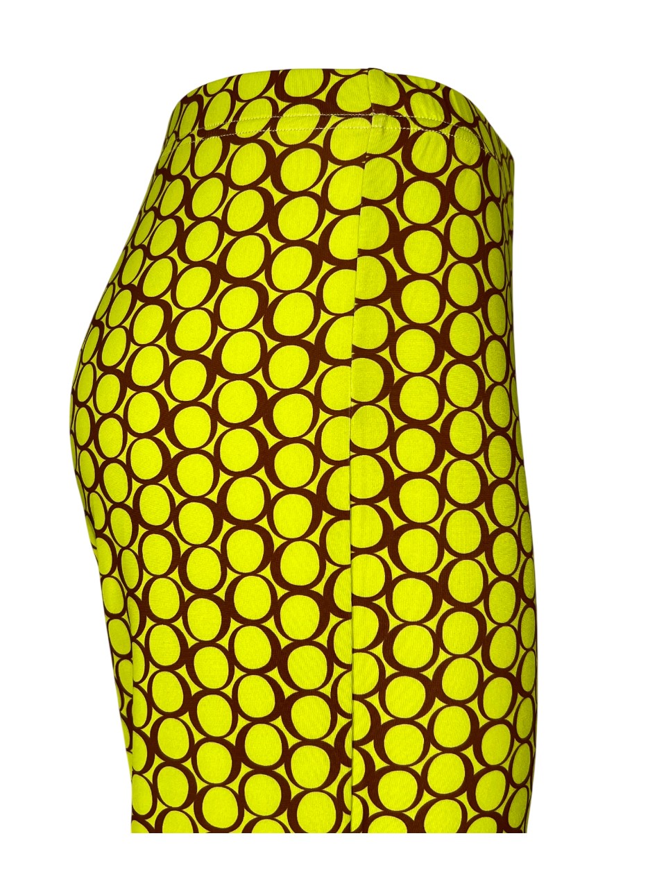 JUSTMINE pantalone jersey 1218 giallo/mattone E2747 1140 MADE IN ITALY