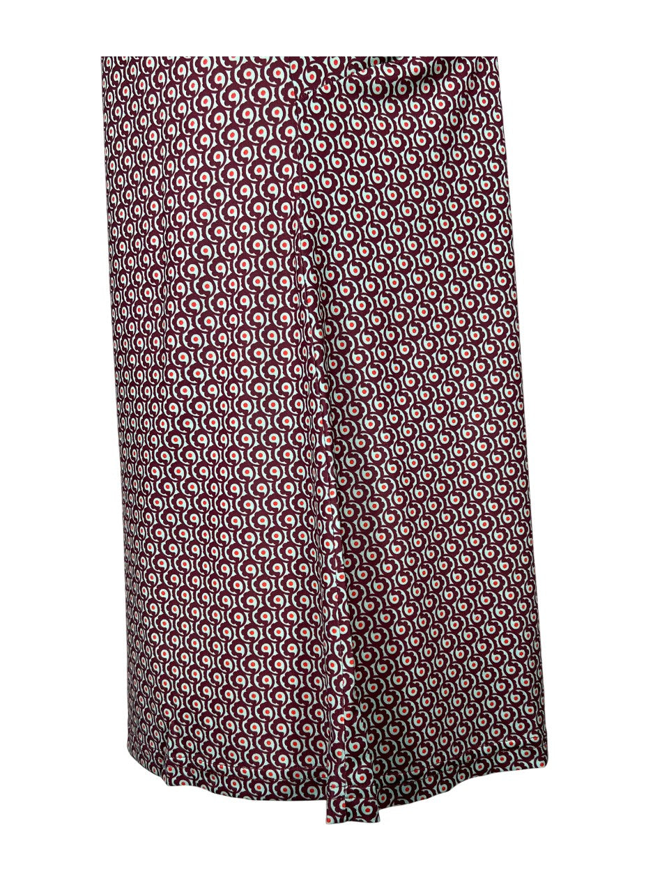 JUSTMINE top donna a trapezio amarena/acqua E2714 1143 BASIC TRAPEZE MADE IN ITALY