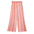 NEKANE pantaloni donna righe fuxia multicolor ANU 100% viscosa