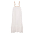 Nüd by NEKANE abito donna lungo bianco JAMUS 83% viscosa 17% poliammide
