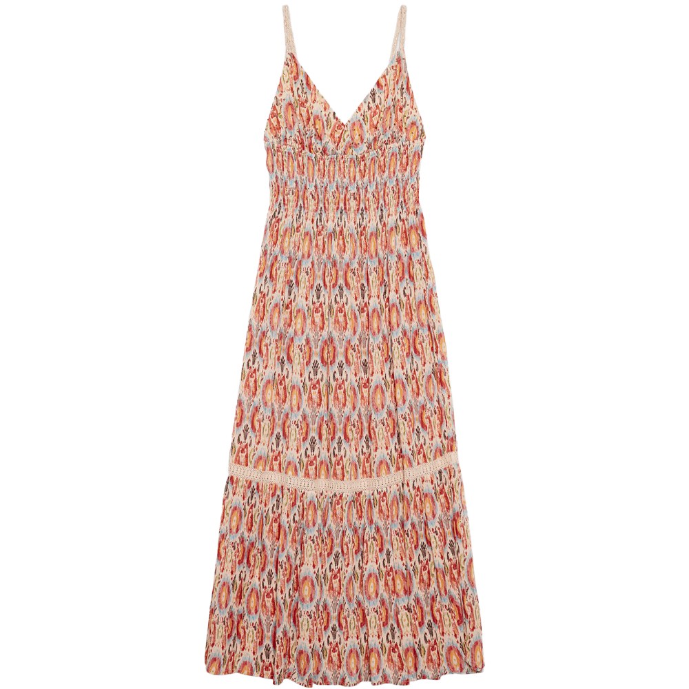 Nüd by NEKANE abito donna lungo fantasia multicolor SAKRON