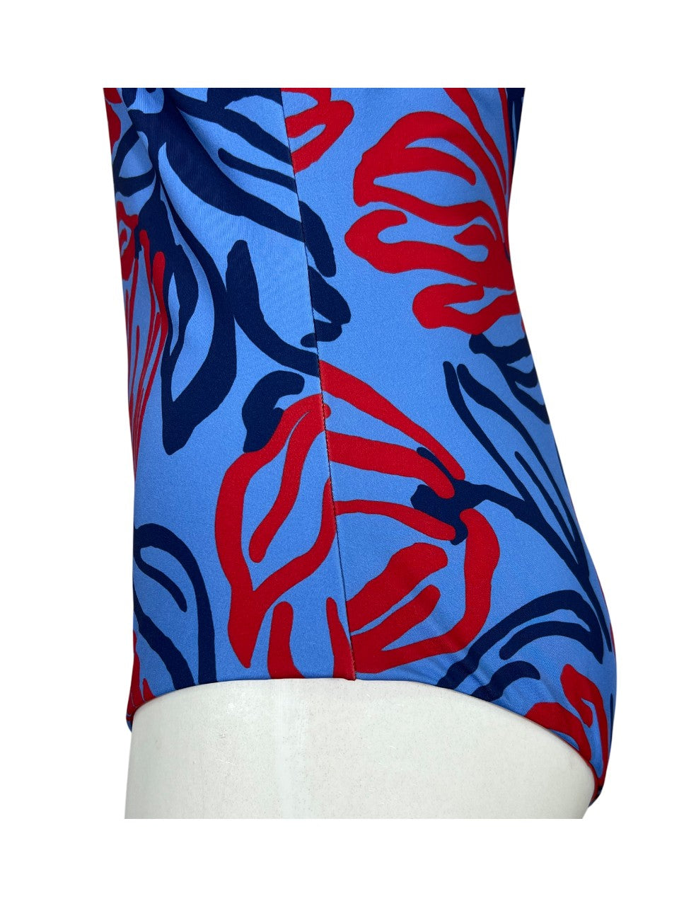 FEELING by JUSTMINE costume intero double-face coppa C   azzurro/blu/rosso A784C 6102 MADE IN ITALY