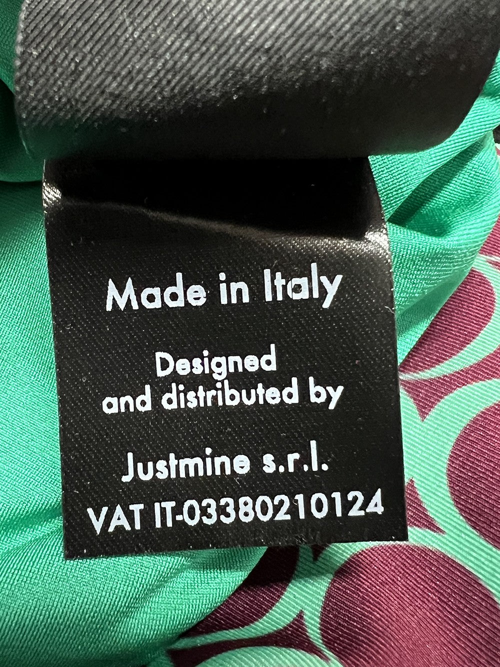 JUSTMINE costume donna intero double-face fantasia bolle A706 1140 MADE IN ITALY