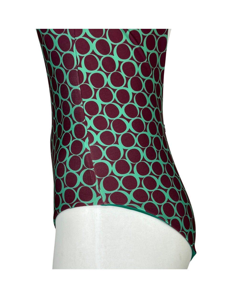 JUSTMINE costume donna intero double-face fantasia bolle A706 1140 MADE IN ITALY