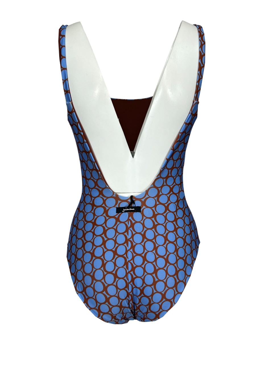 JUSTMINE costume donna intero double-face fantasia bolle A706 1140 MADE IN ITALY