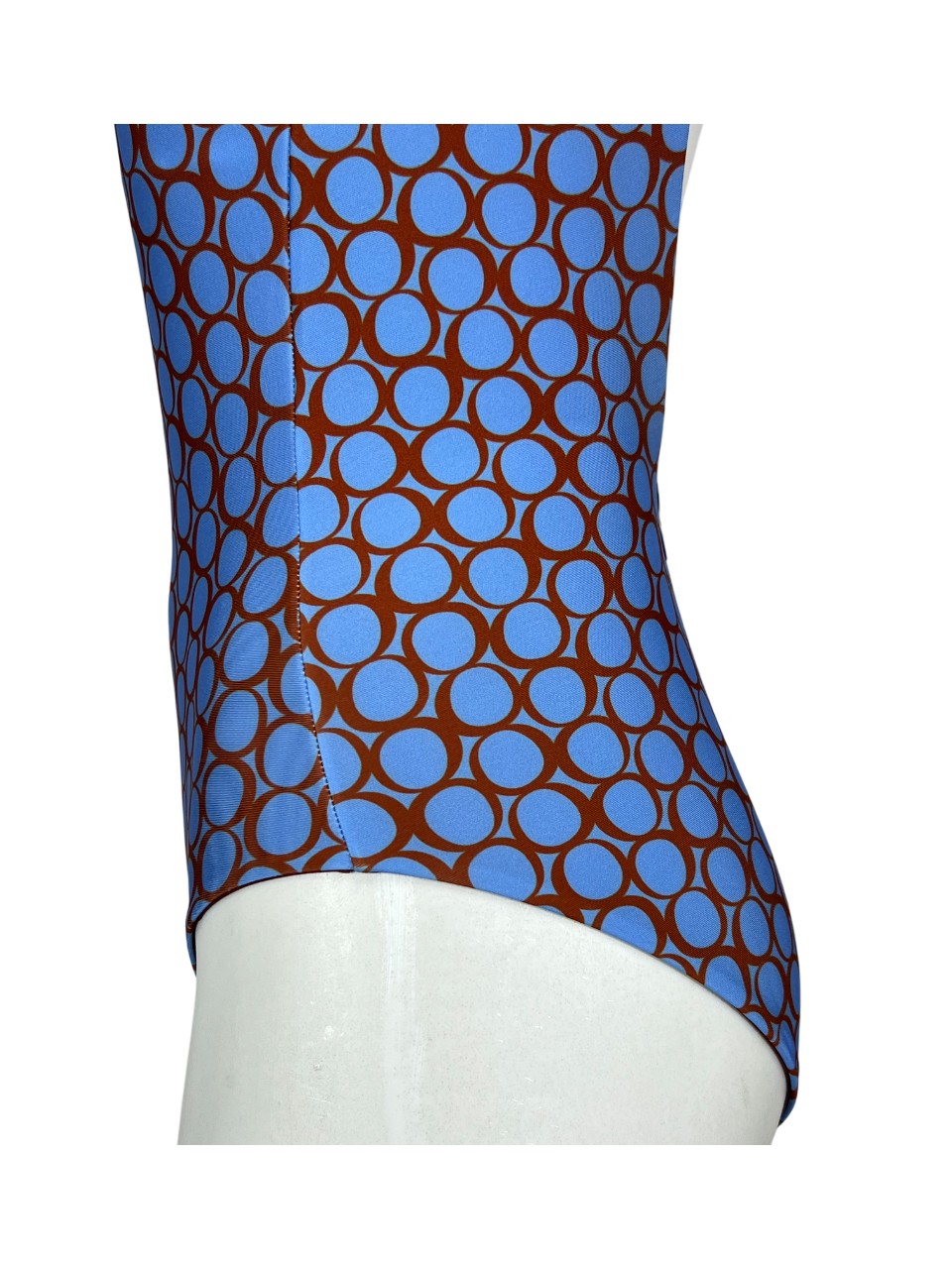 JUSTMINE costume donna intero double-face fantasia bolle A706 1140 MADE IN ITALY