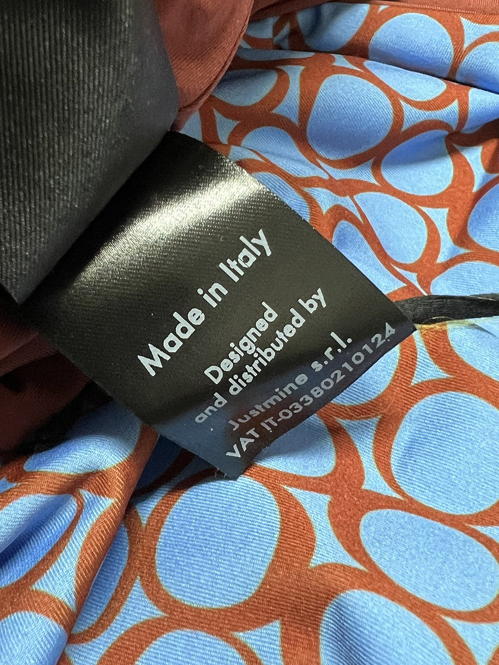 JUSTMINE costume donna intero double-face fantasia bolle A706 1140 MADE IN ITALY