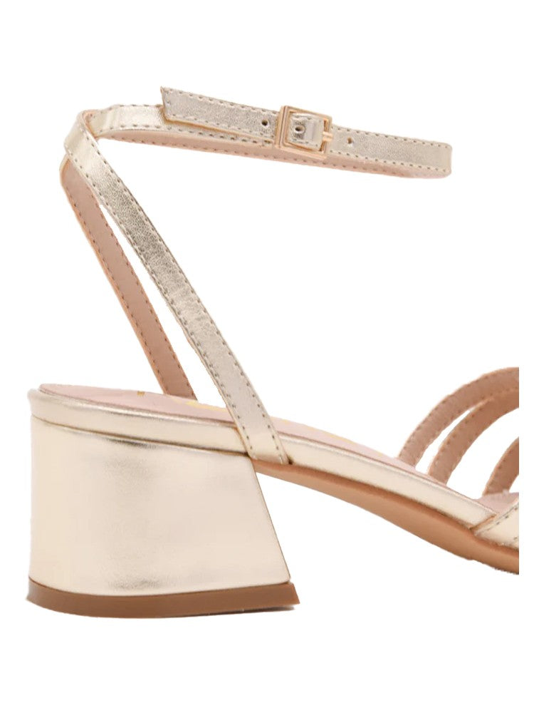 AZAREY sandalo donna ecopelle platino 562J154 MADE IN SPAIN