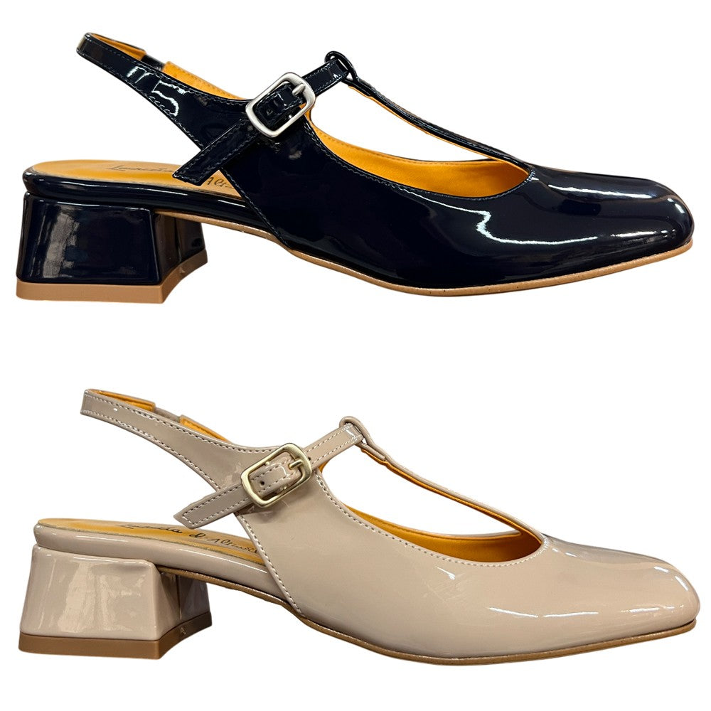 LUCREZIA D’ALTAVILLA scarpa donna vernice 3908 LUX 100% ecopelle MADE IN ITALY