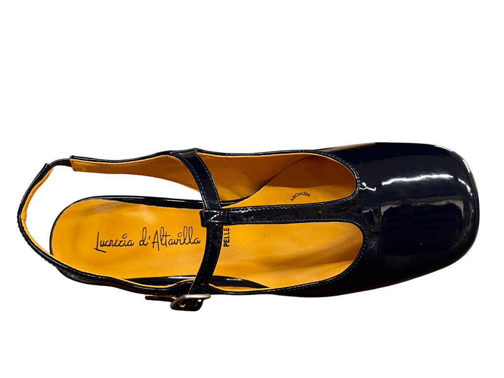 LUCREZIA D’ALTAVILLA scarpa donna vernice 3908 LUX 100% ecopelle MADE IN ITALY