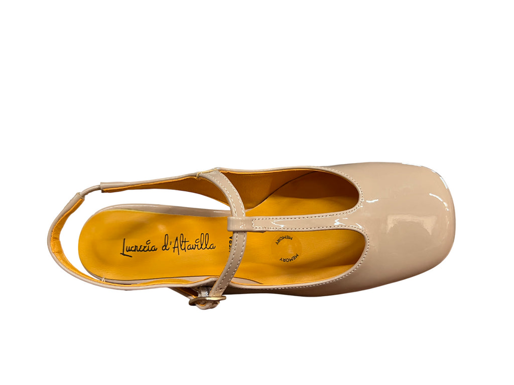LUCREZIA D’ALTAVILLA scarpa donna vernice 3908 LUX 100% ecopelle MADE IN ITALY