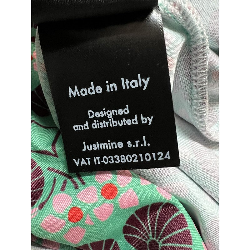 JUSTMINE bikini vela double-face coppa C fantasia floreale B2699C 1136 MADE IN ITALY