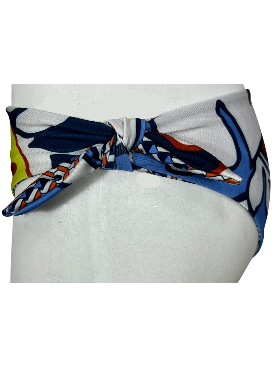 JUSTMINE bikini vela double-face coppa C blu/bianco/mattone B2699C 1139 MADE IN ITALY