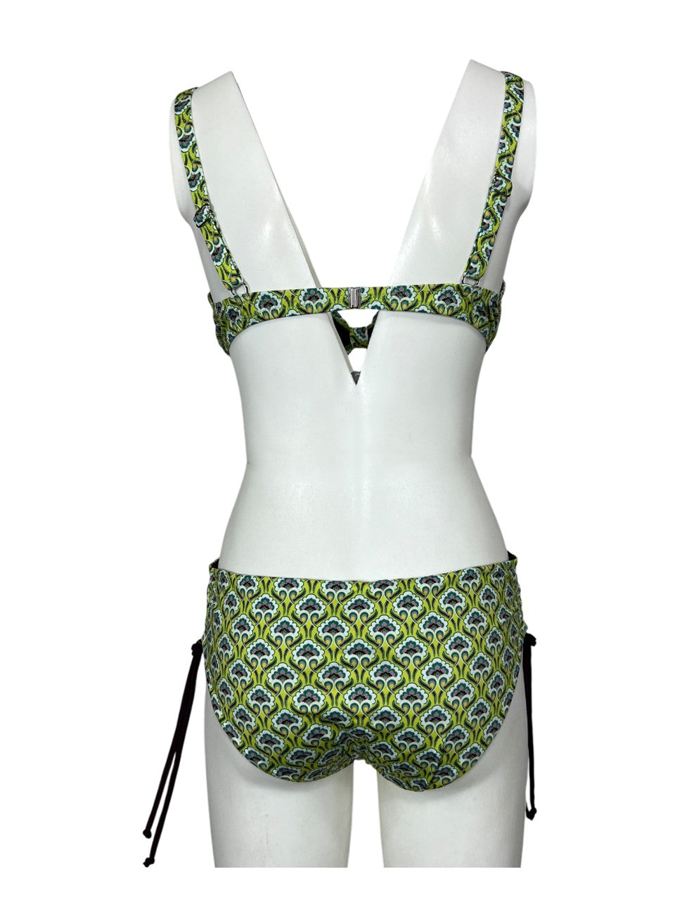 FEELING by JUSTMINE bikini double-face coppa C  fantasia verde/lime  B2848C 6101 MADE IN ITALY
