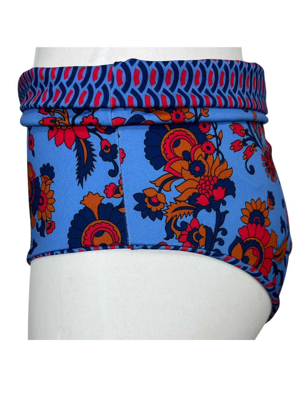 FEELING by JUSTMINE bikini double-face coppa C azzurra/multicolor B2627C 6100 MADE IN ITALY