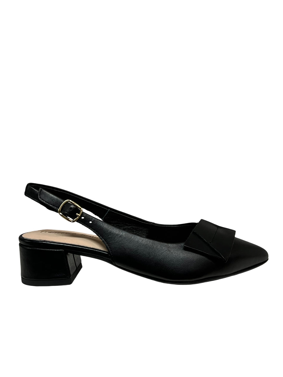 FRANCESCO BRUNELLI slingback donna a punta  5116 100% pelle