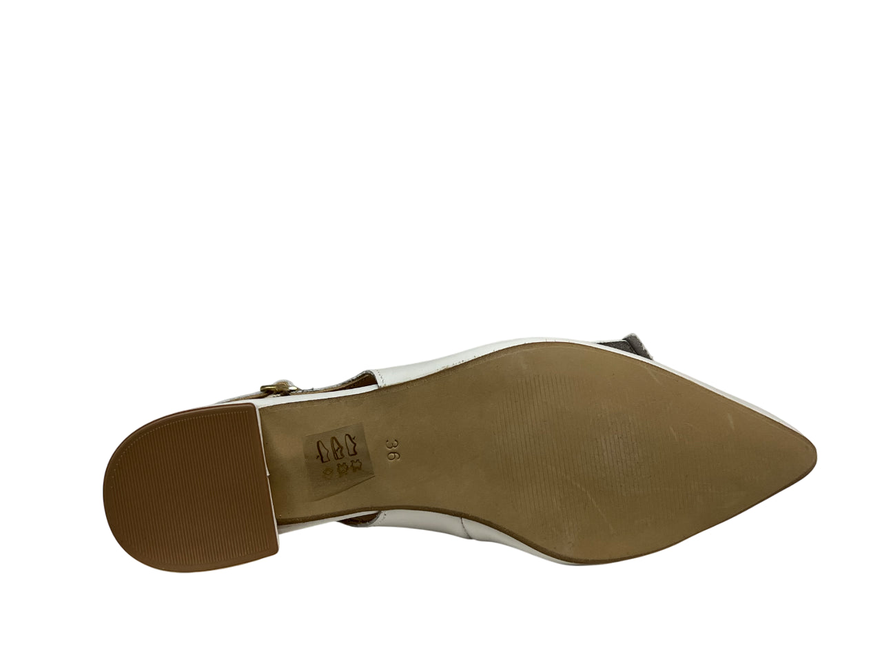 FRANCESCO BRUNELLI slingback donna a punta  5116 100% pelle