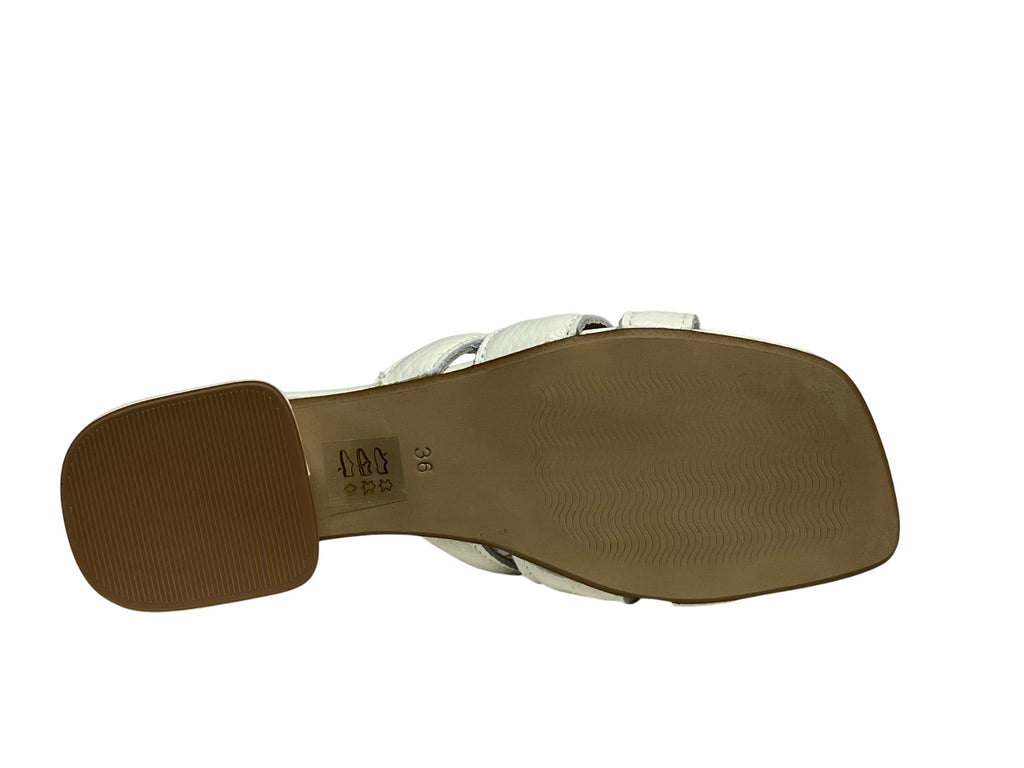 FRANCESCO BRUNELLI sandalo donna aperto dietro 5205 100% pelle