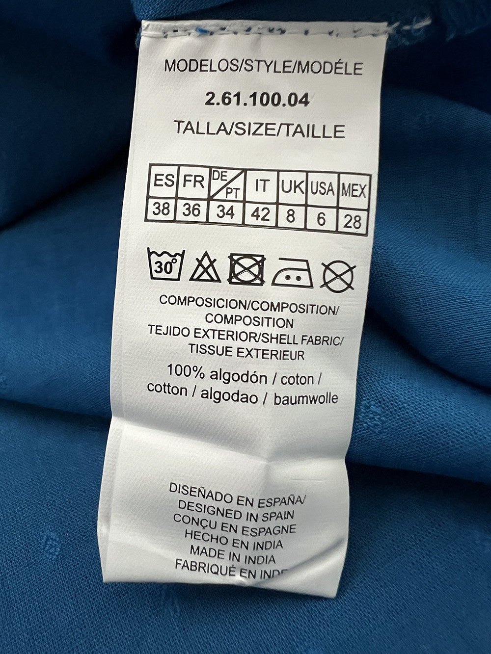 MD’M blusa donna cotone plumetis 2.61.100.04 100% cotone