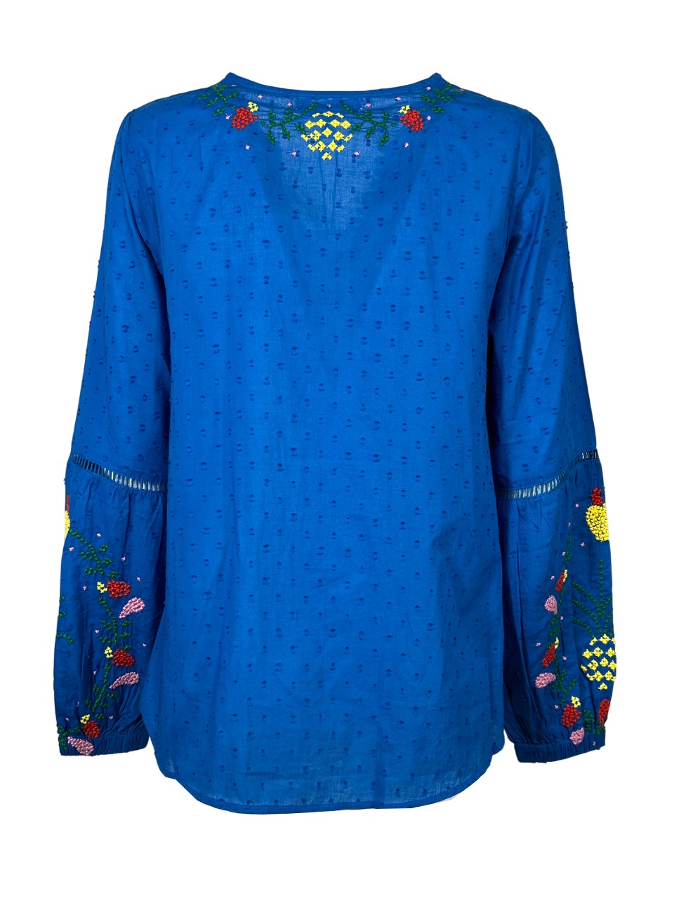 MD’M blusa donna cotone plumetis 2.61.100.04 100% cotone