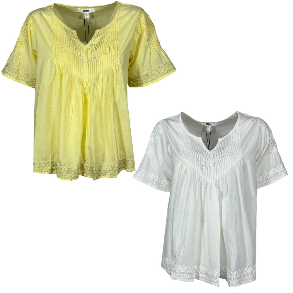 MD’M blusa donna 2.61.037.03 100% cotone