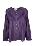 MD’M STUDIO camicia donna viola 2.61.065.05 100% cotone