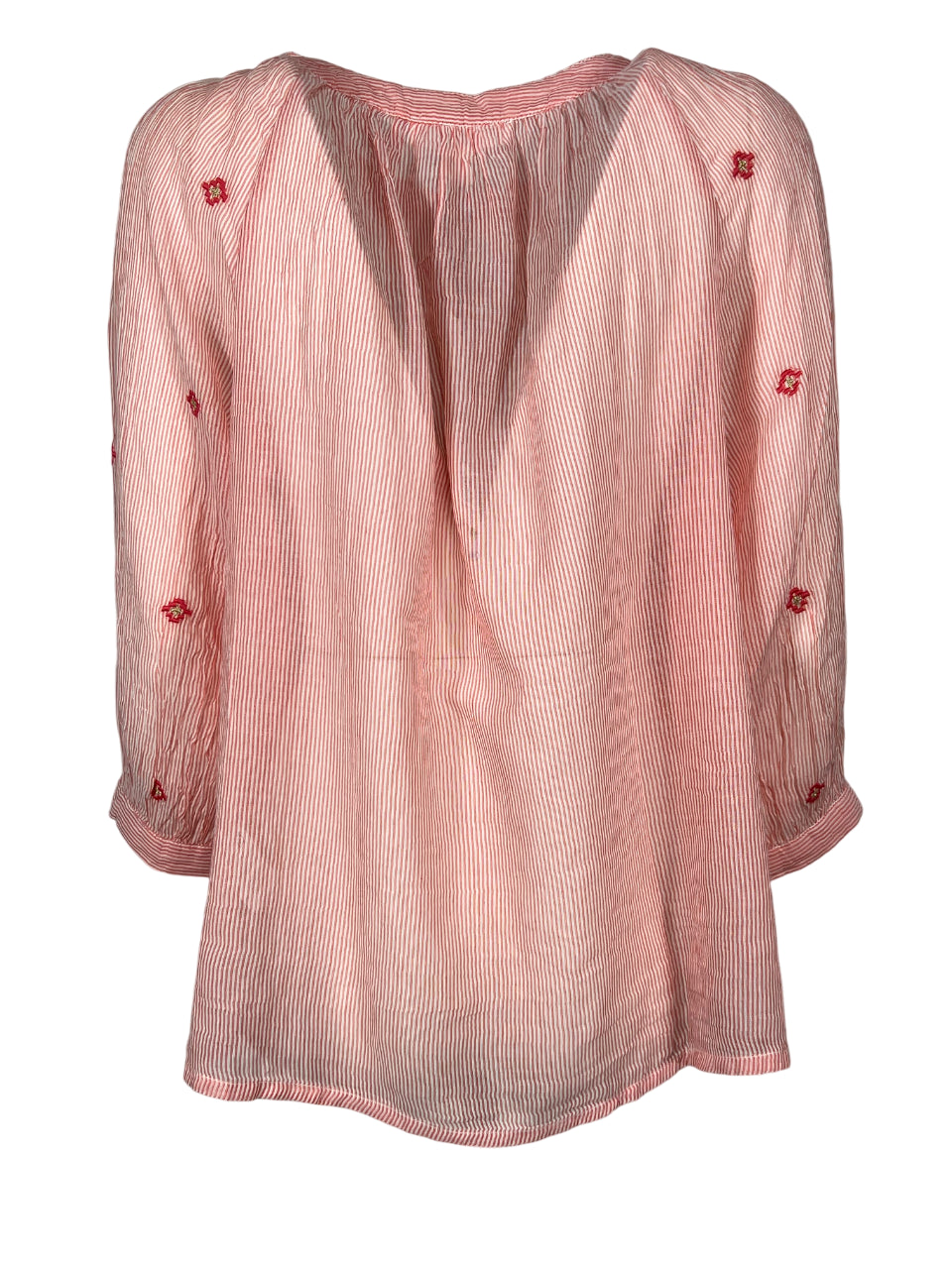 MD’M camicia donna righe corallo/bianco 2.61.068.36 100% cotone