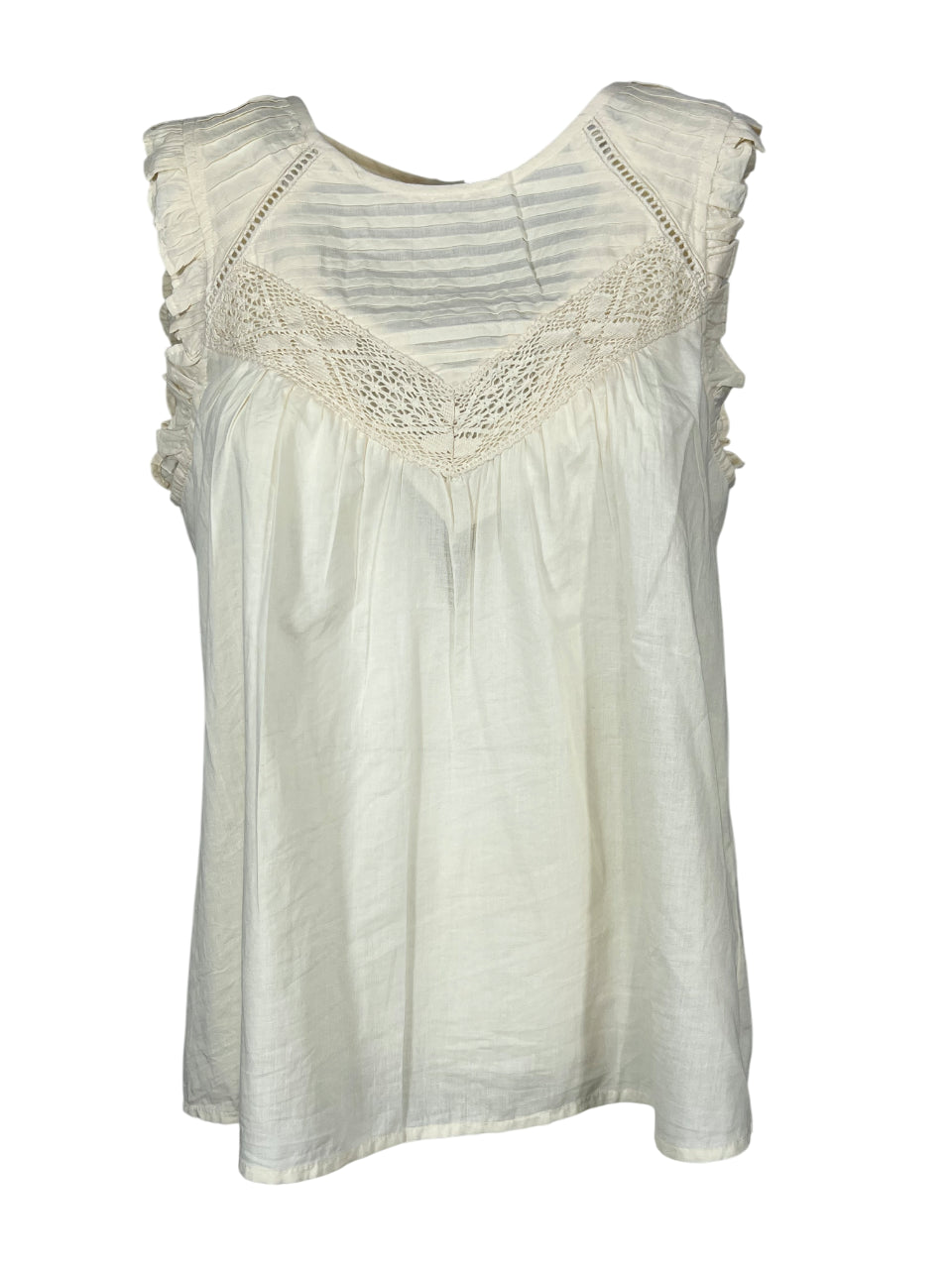 MD’M STUDIO  blusa donna avorio svasata abbottonatura dietro 2.61.065.06 100% cotone