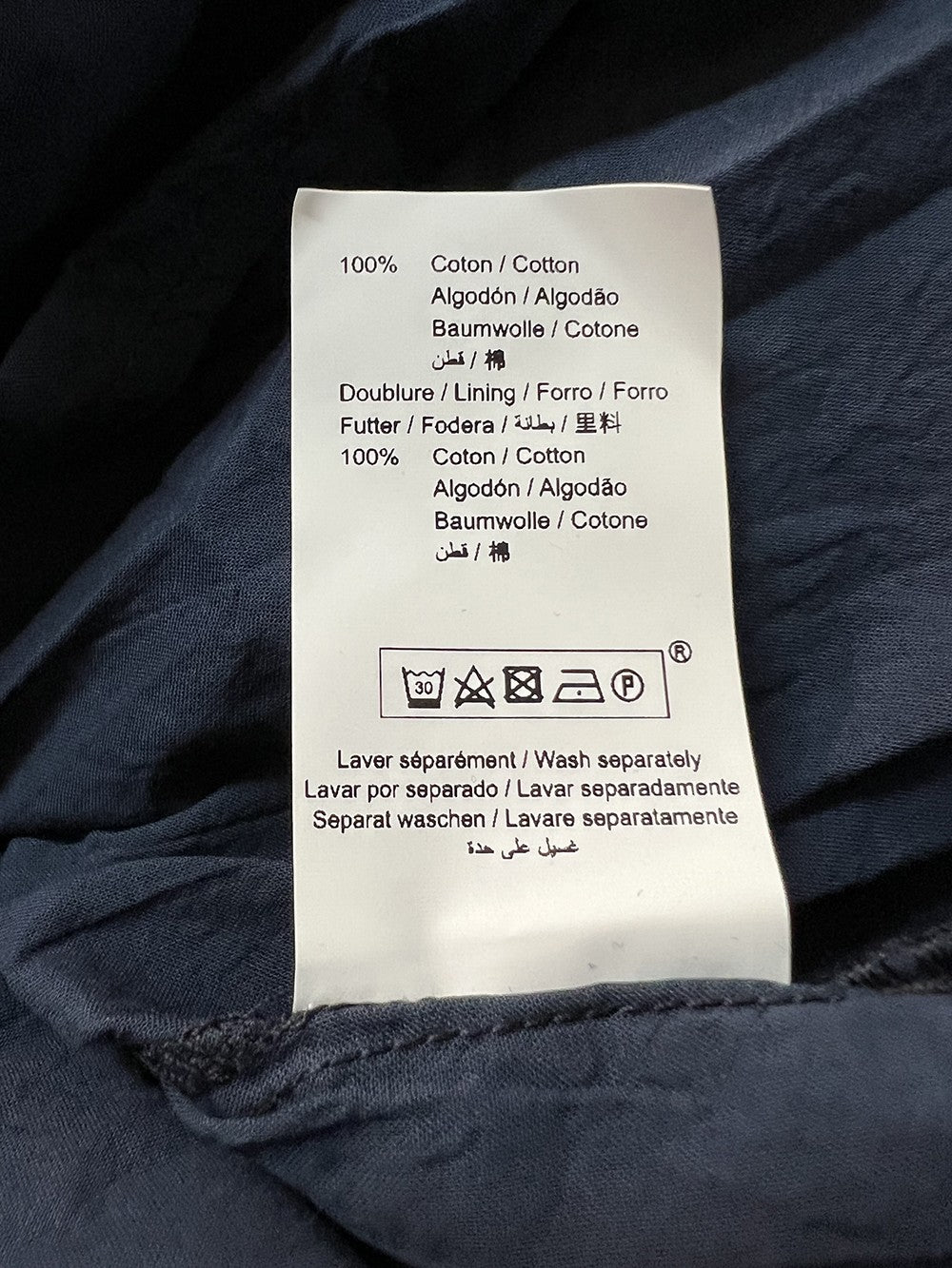 HUMILITY abito over blu foderato cotone JOHANNA-B  MADE IN ITALY