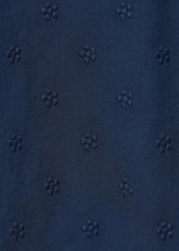 HUMILITY abito over blu foderato cotone JOHANNA-B  MADE IN ITALY