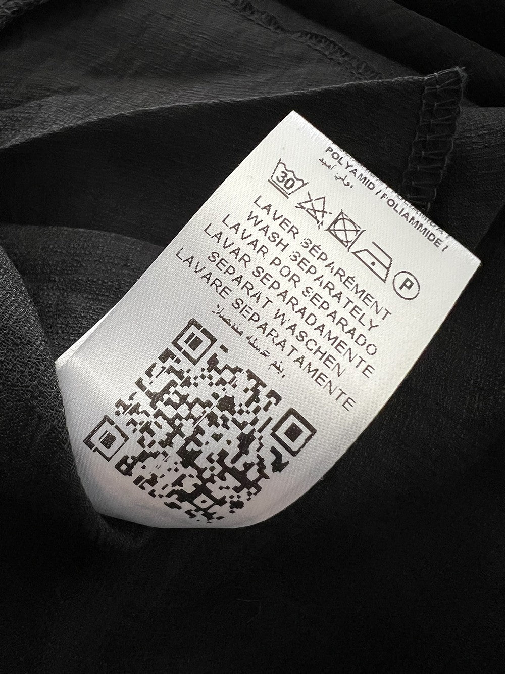 HUMILITY abito donna lungo nero  BABEO-V  MADE IN ITALY