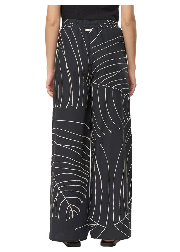 HUMILITY pantalone donna palazzo JUSANKA-V 100% cotone MADE IN ITALY