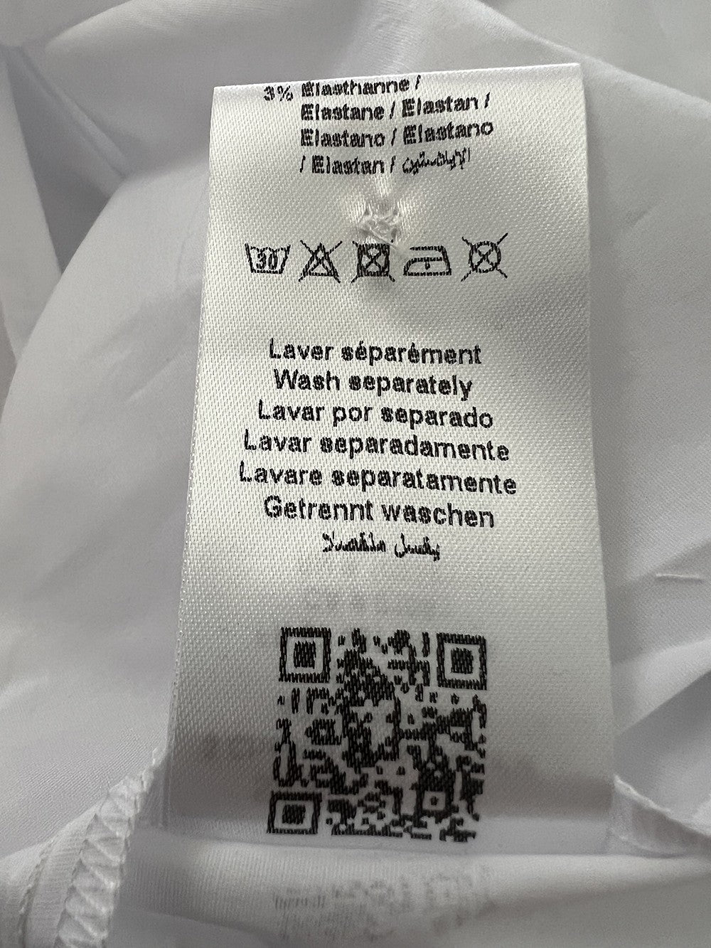 HUMILITY camicia donna over bianca BASMA MADE IN ITALY