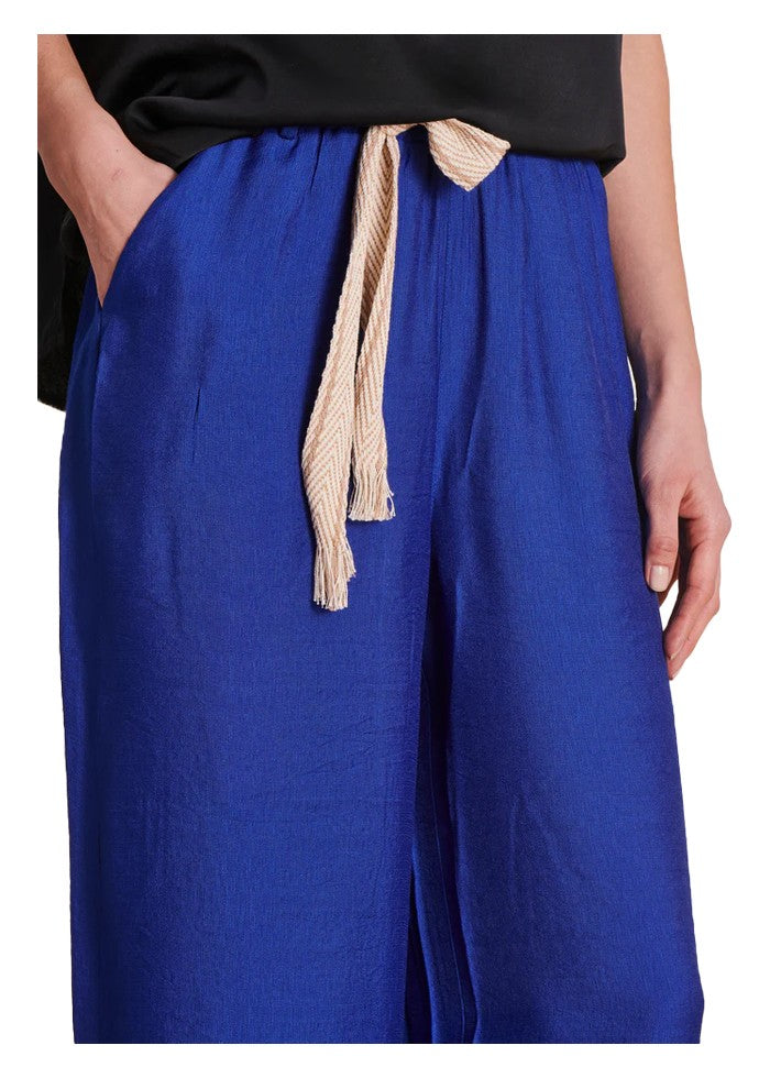 LA FEE MARABOUTEE pantalone donna palazzo DORONIC-Q MADE IN ITALY