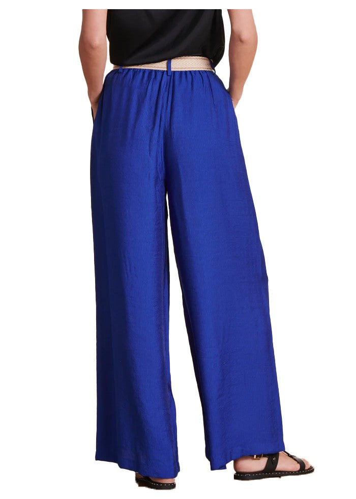 LA FEE MARABOUTEE pantalone donna palazzo DORONIC-Q MADE IN ITALY