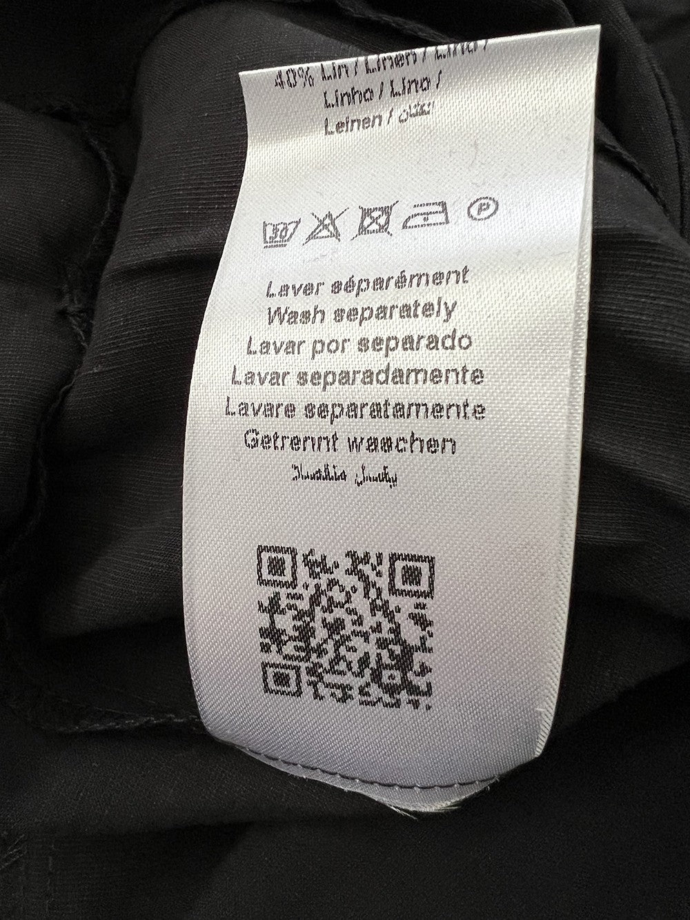 LA FEE MARABOUTEE tuta donna nera palazzo LOMEE-V MADE IN ITALY