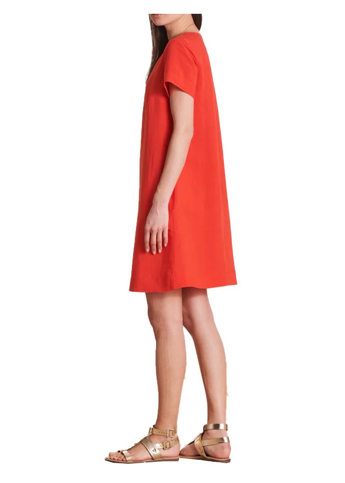 LA FEE MARABOUTEE abito donna arancio POMPEI-V MADE IN ITALY