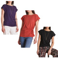 LA FEE MARABOUTEE t-shirt donna DALEN 67% lyocell 33% cotone