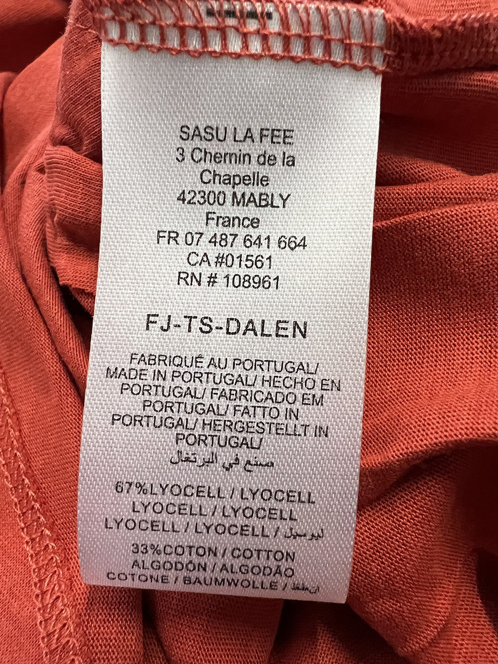 LA FEE MARABOUTEE t-shirt donna DALEN 67% lyocell 33% cotone