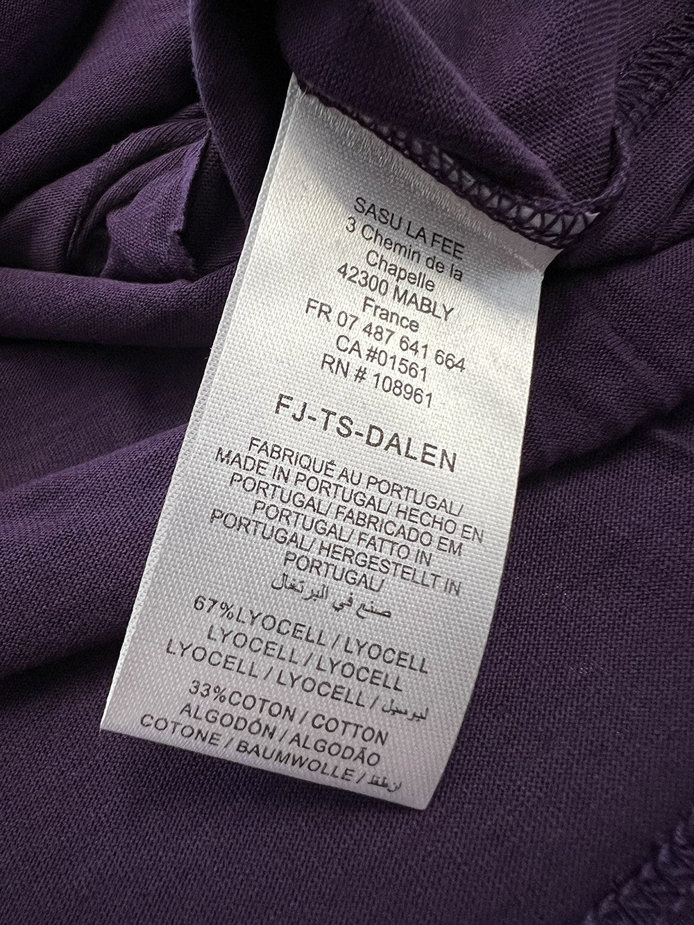 LA FEE MARABOUTEE t-shirt donna DALEN 67% lyocell 33% cotone