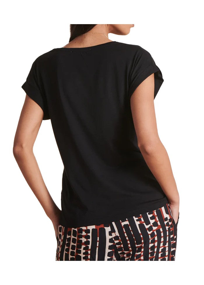 LA FEE MARABOUTEE t-shirt donna DALEN 67% lyocell 33% cotone