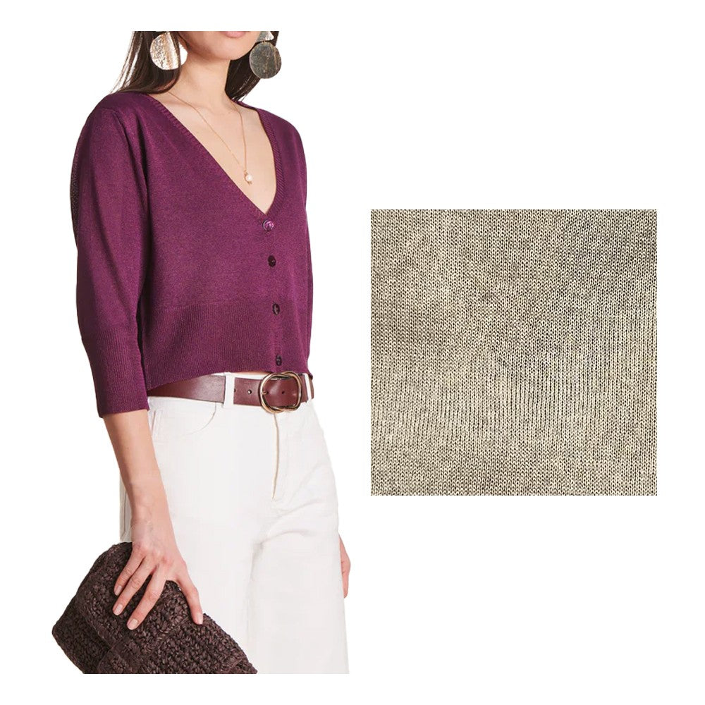 LA FEE MARABOUTEE cardigan donna corto DANELE MADE IN ITALY