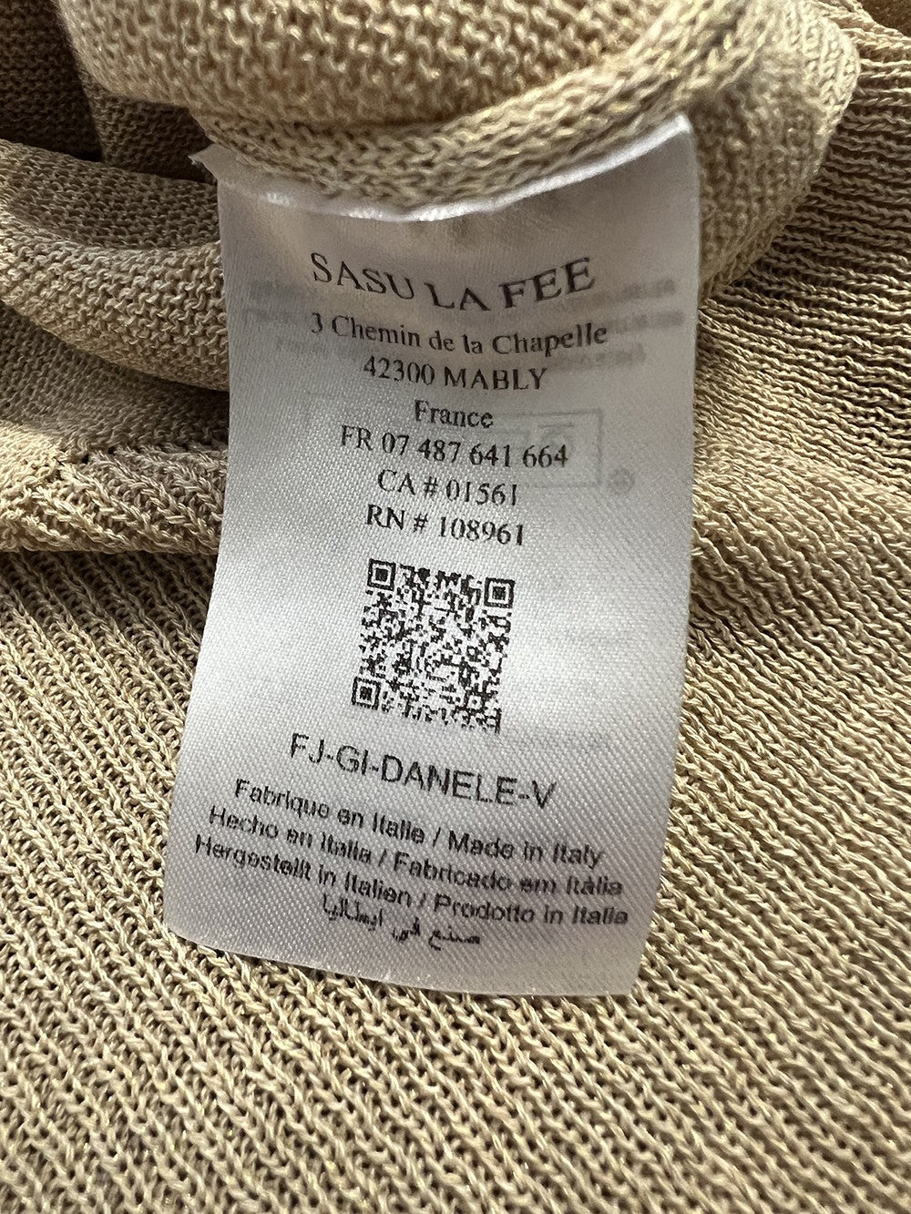 LA FEE MARABOUTEE cardigan donna corto DANELE MADE IN ITALY