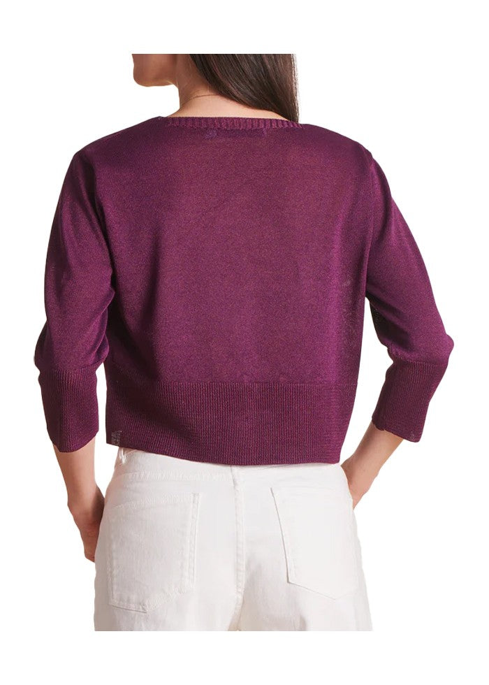 LA FEE MARABOUTEE cardigan donna corto DANELE MADE IN ITALY