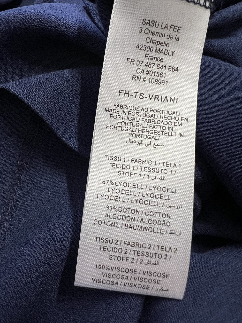 LA FEE MARABOUTEE maglia donna bimateriale VRIANI