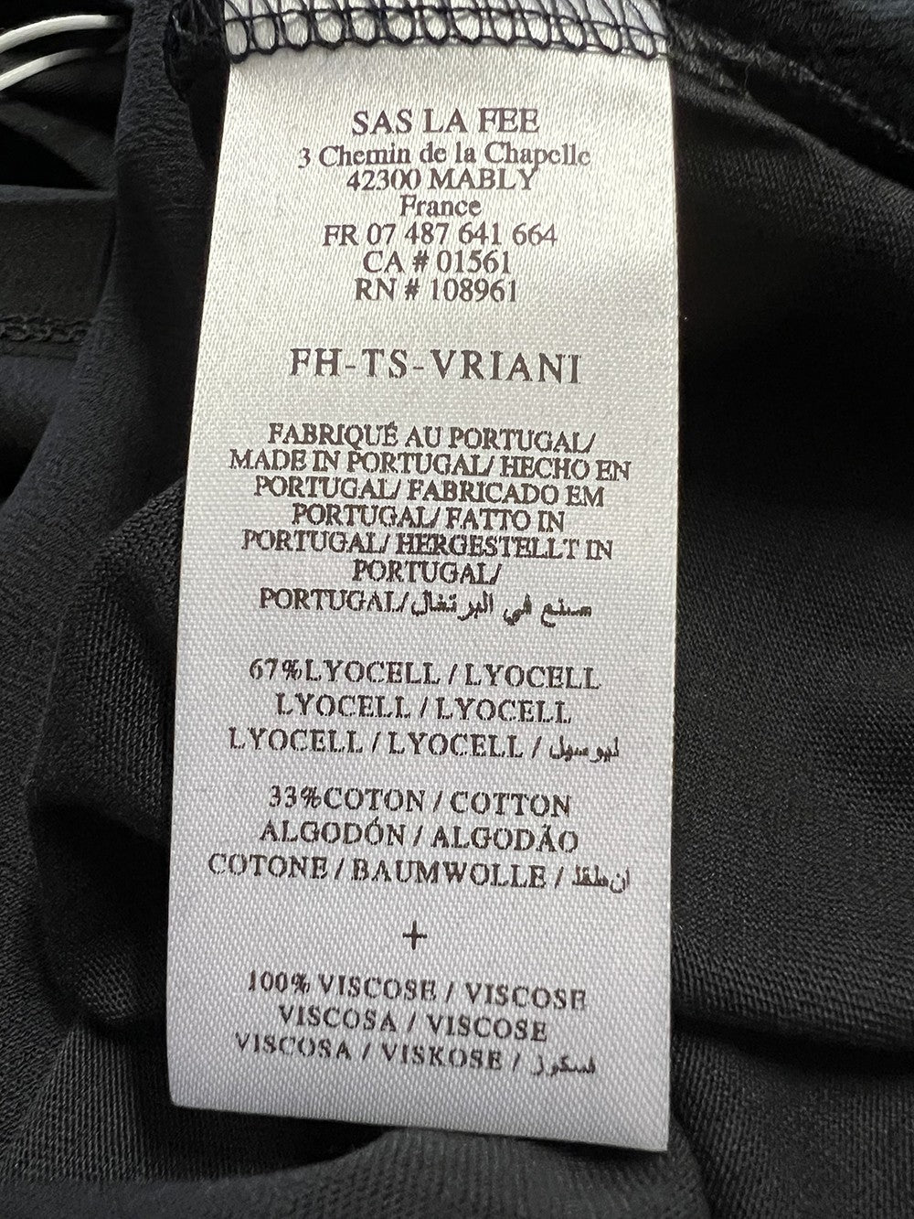LA FEE MARABOUTEE maglia donna bimateriale VRIANI