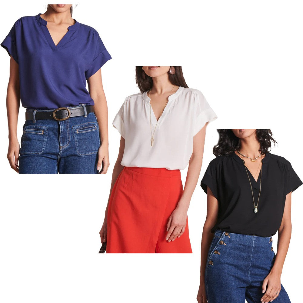 LA FEE MARABOUTEE maglia donna bimateriale VRIANI