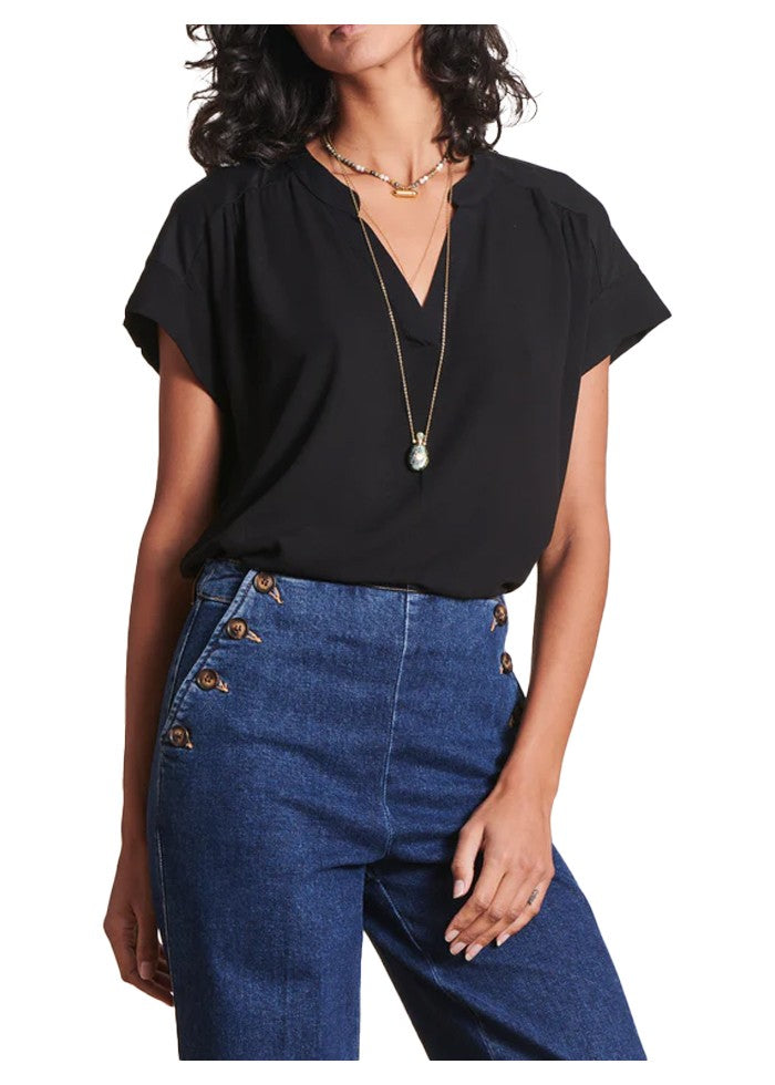 LA FEE MARABOUTEE maglia donna bimateriale VRIANI