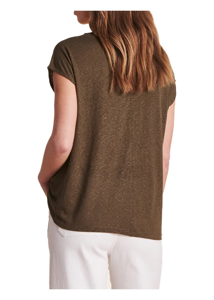 LA FEE MARABOUTEE t-shirt donna VIRANO-L 70% lyocell 30% lino