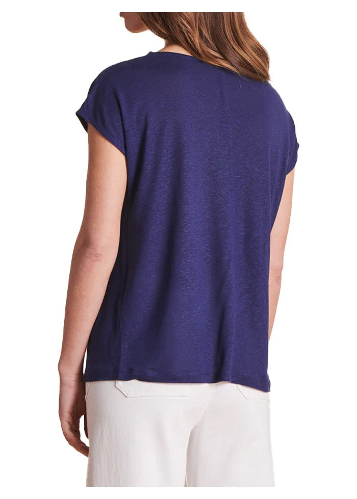 LA FEE MARABOUTEE t-shirt donna VIRANO-L 70% lyocell 30% lino